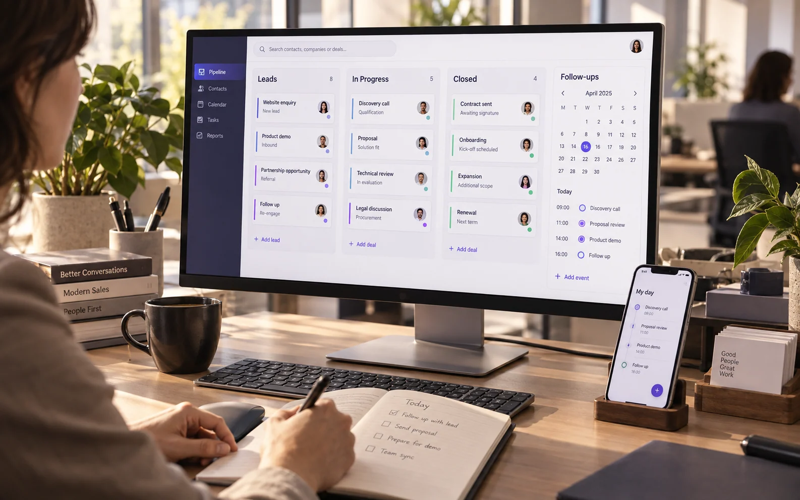 CRM 系統開發與整合 — 客戶關係與銷售跟進